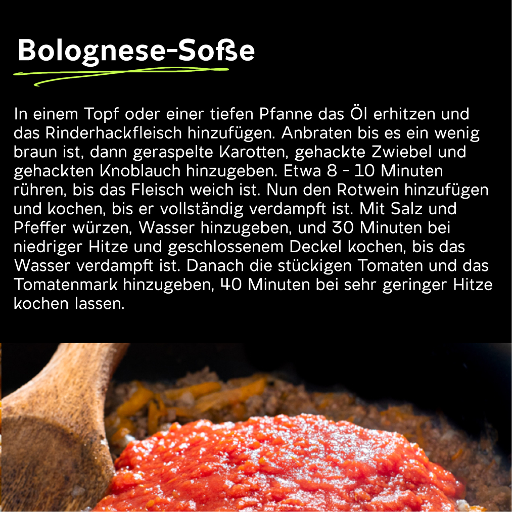 LBOLOGNESE – Bolognese sauce prep
