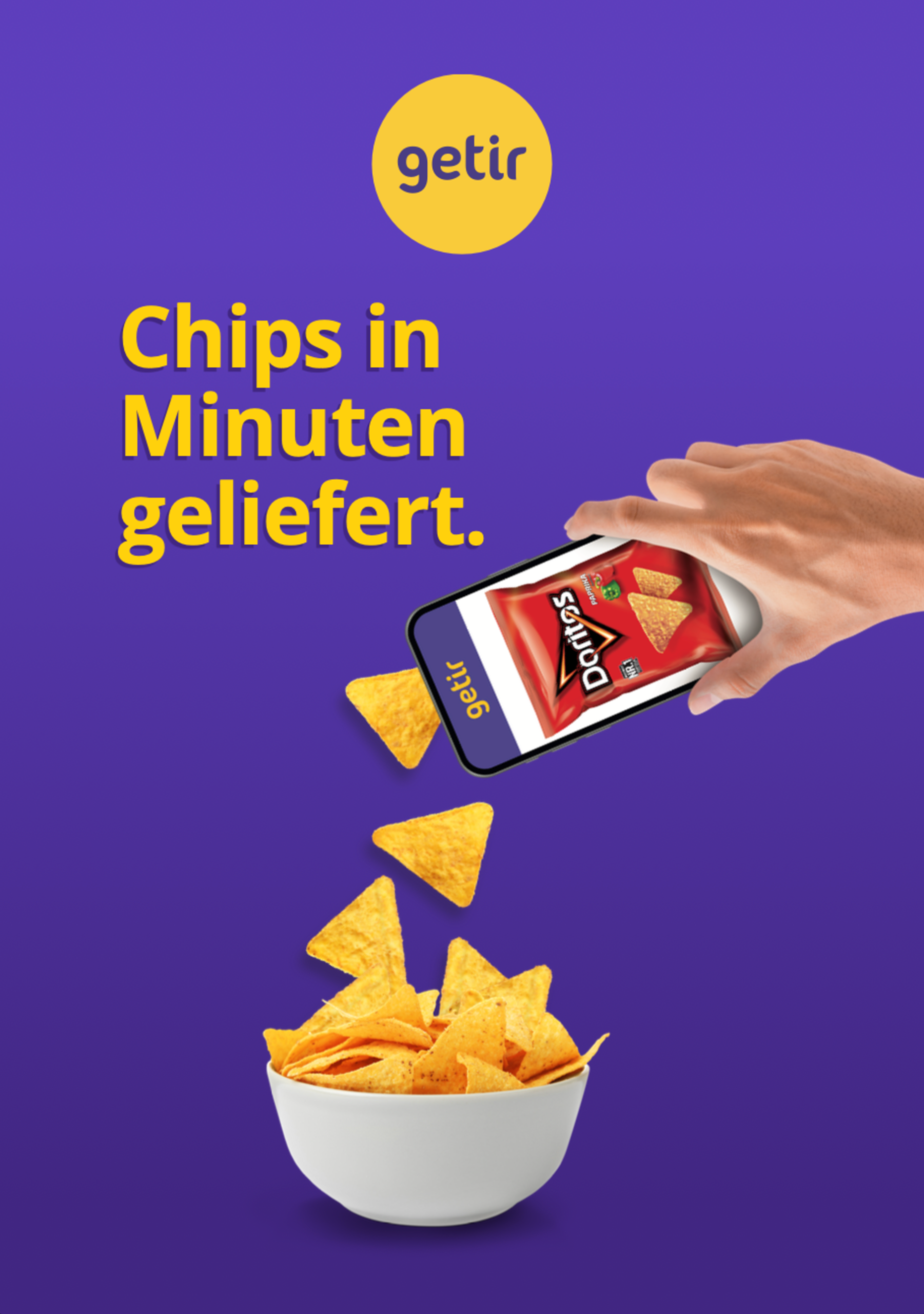 Getir OOH campaign visual – #1