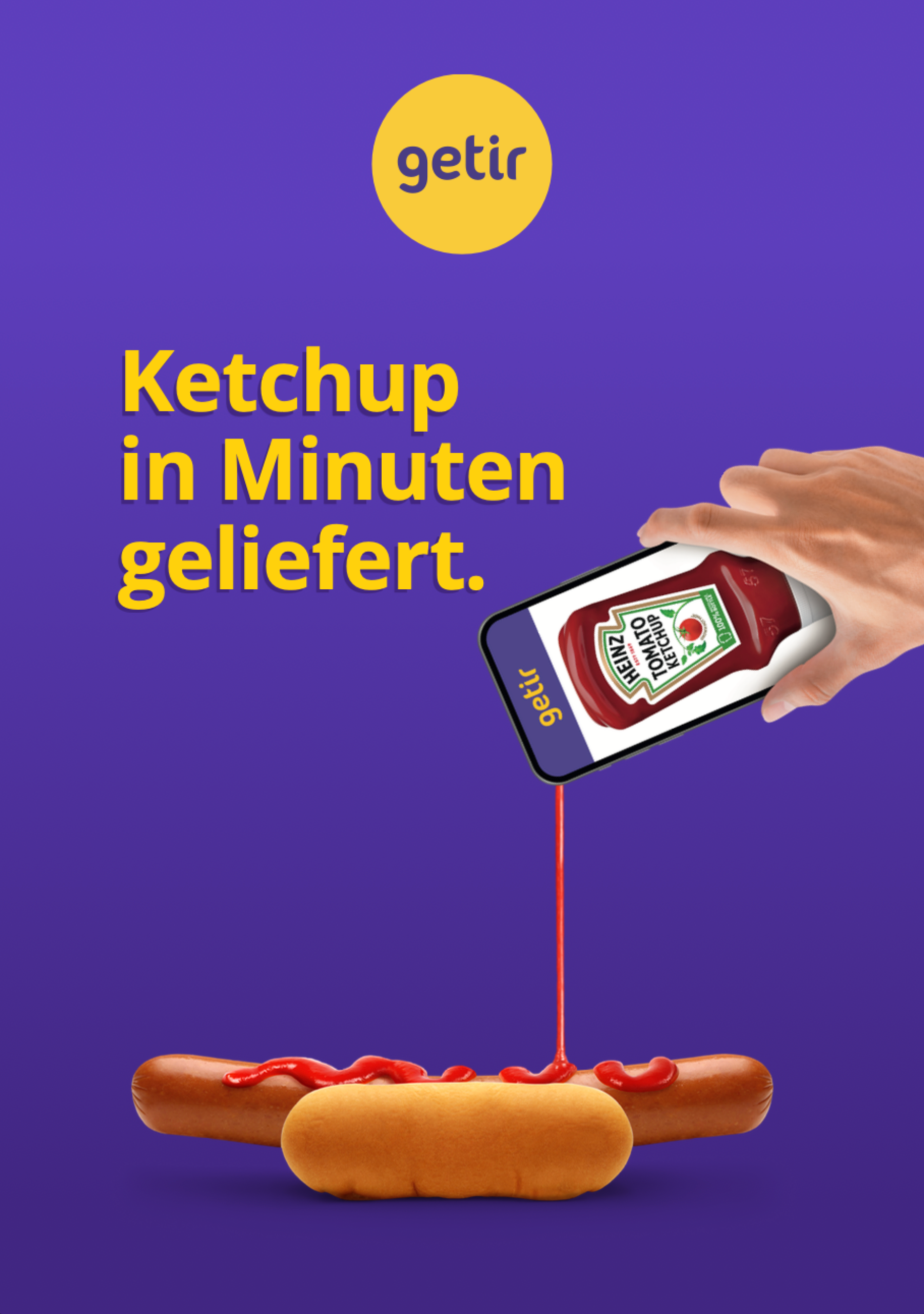 Getir OOH campaign visual – #1