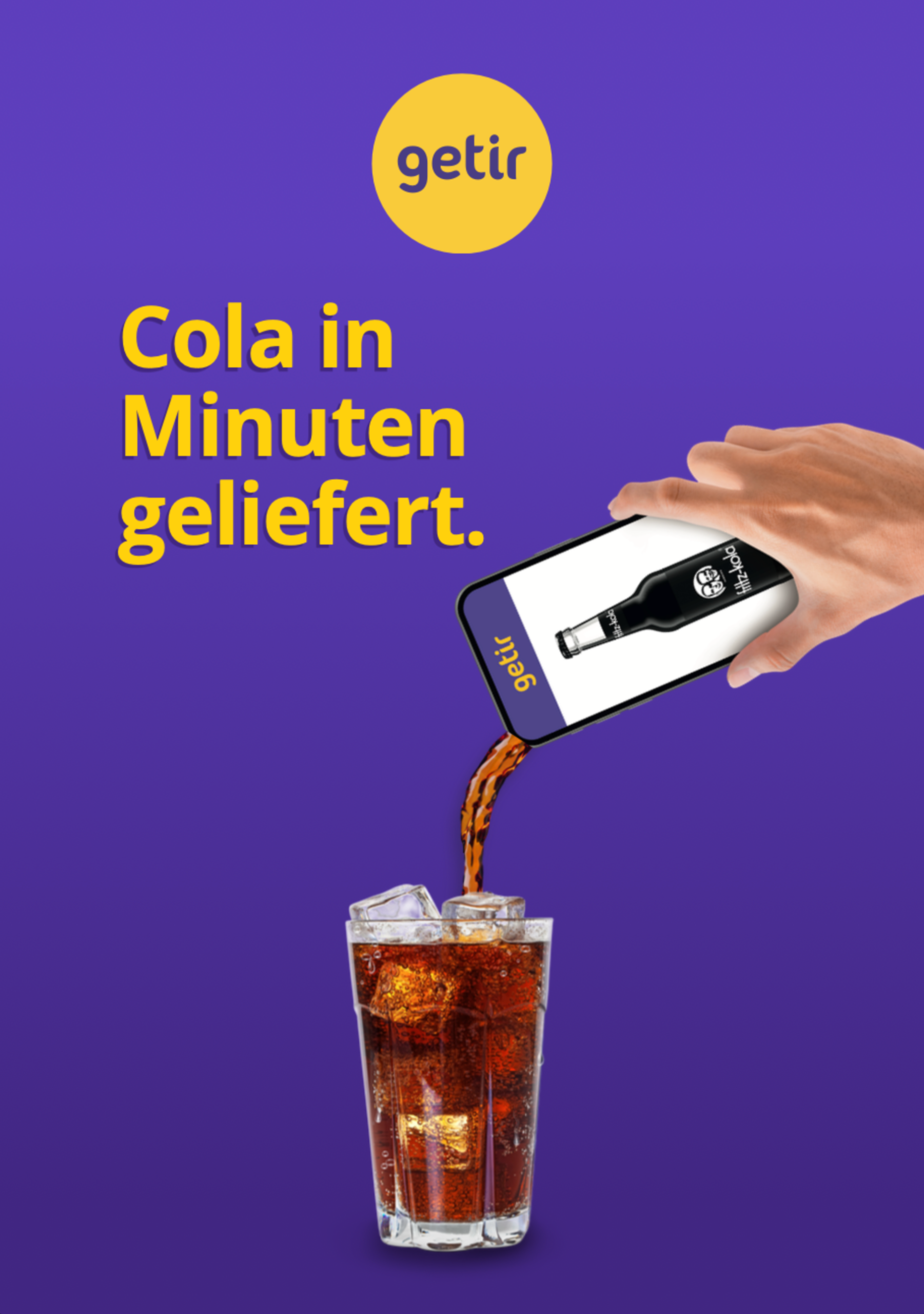 Getir OOH campaign visual – #1